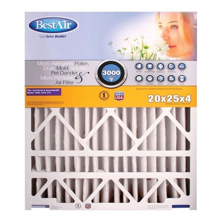 Bestair Airfltr 20X25X4 Aprilair SG213-BOX-13R